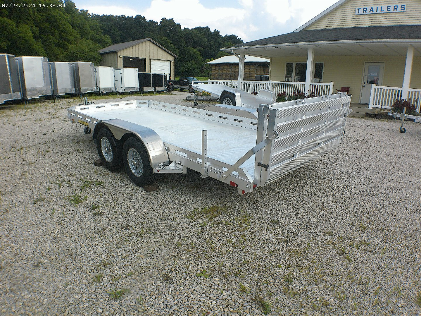New 2025 Aluma 7816BT Utility Trailer