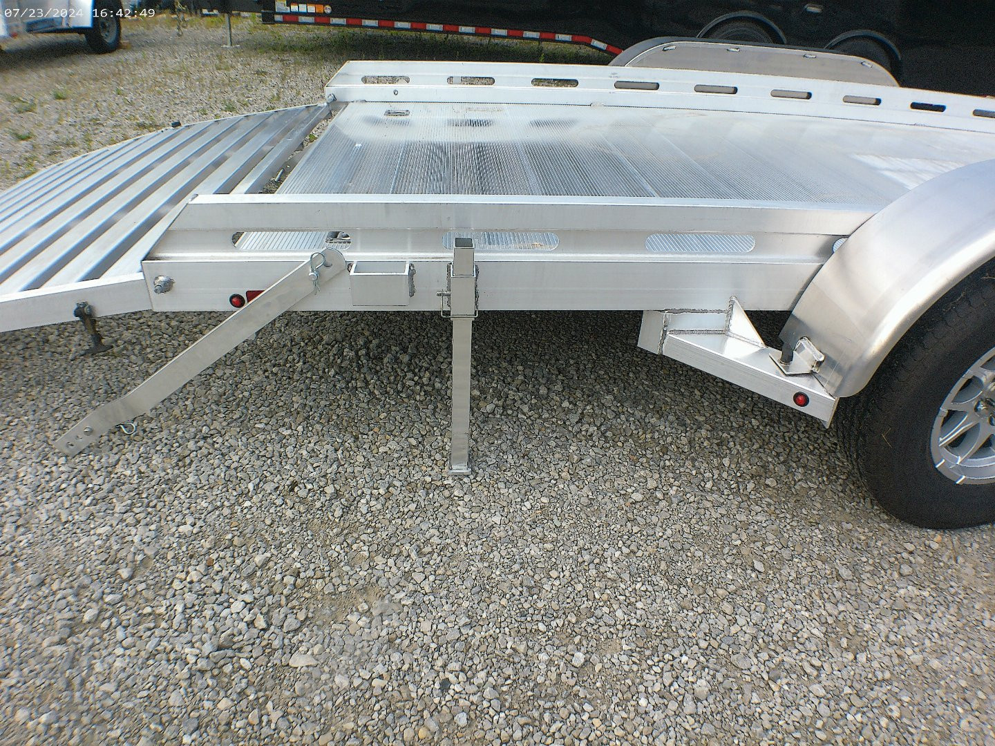 New 2025 Aluma 7816BT Utility Trailer