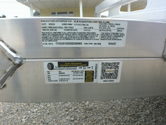 New 2025 Aluma 7816BT Utility Trailer