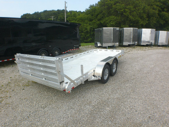 New 2025 Aluma 7816BT Utility Trailer