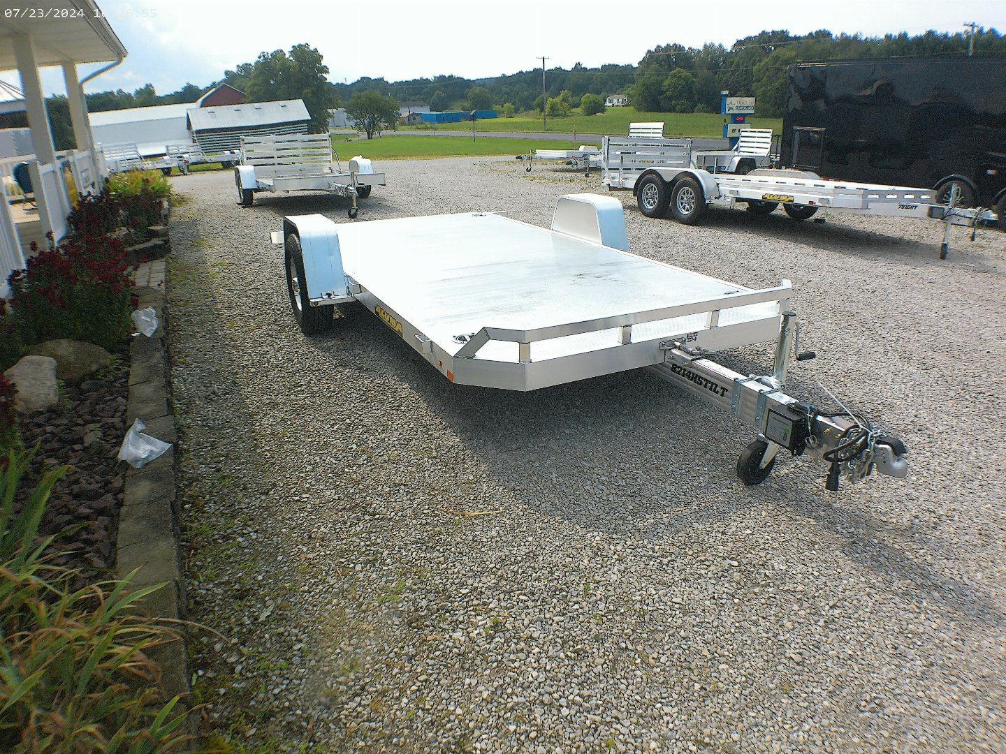 New 2025 Aluma 8214H-S-TILT Tilt Trailer