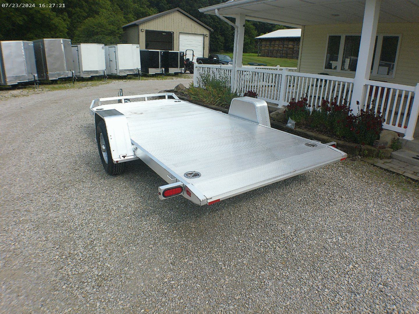 New 2025 Aluma 8214H-S-TILT Tilt Trailer