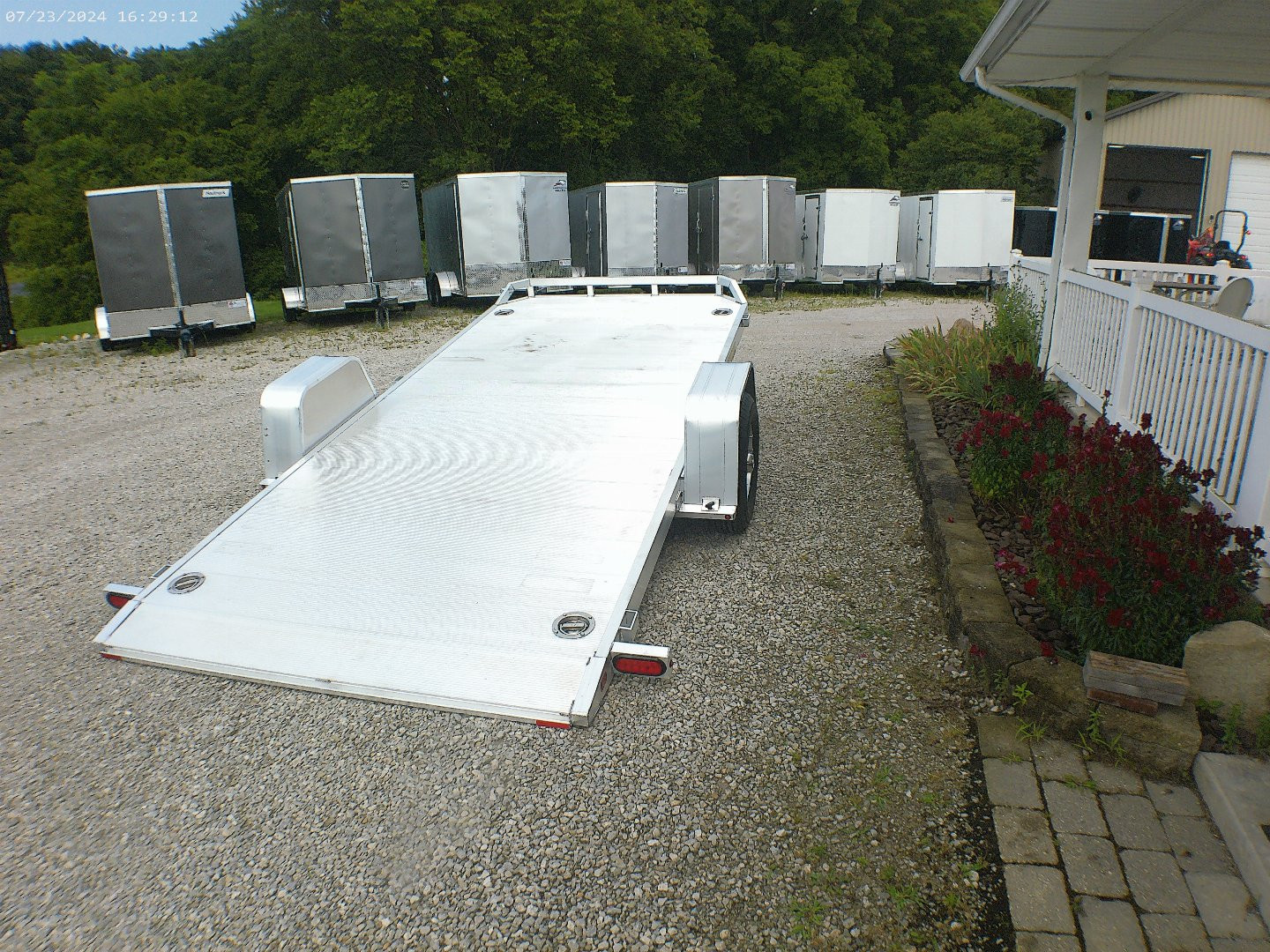 New 2025 Aluma 8214H-S-TILT Tilt Trailer