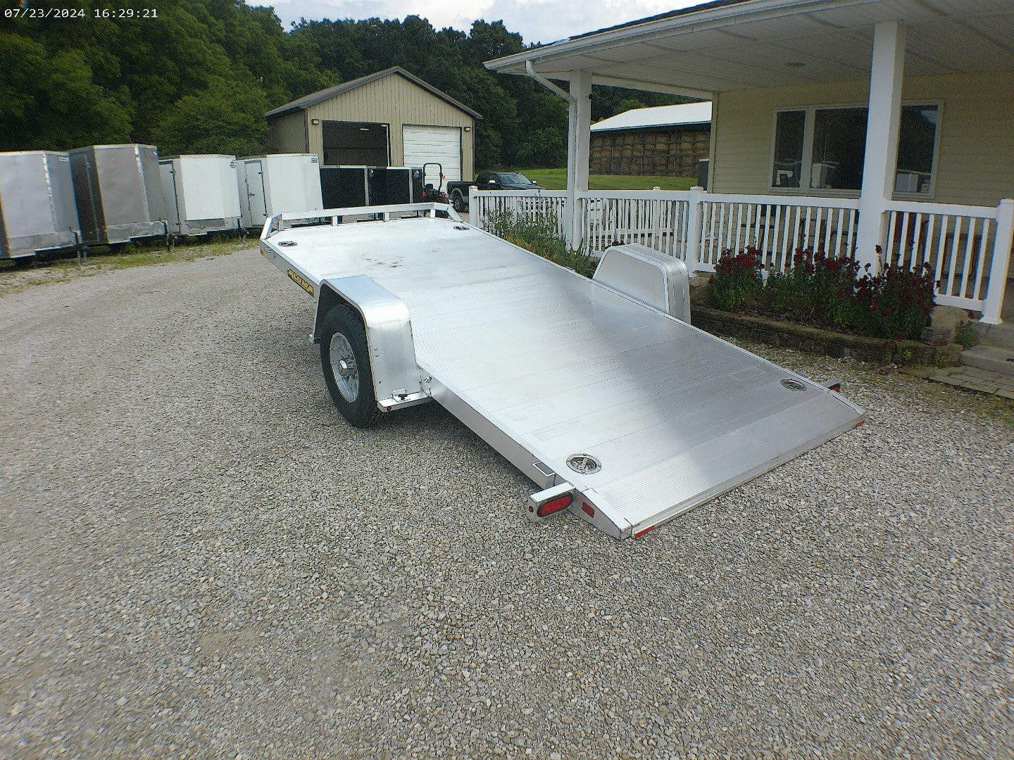 New 2025 Aluma 8214H-S-TILT Tilt Trailer