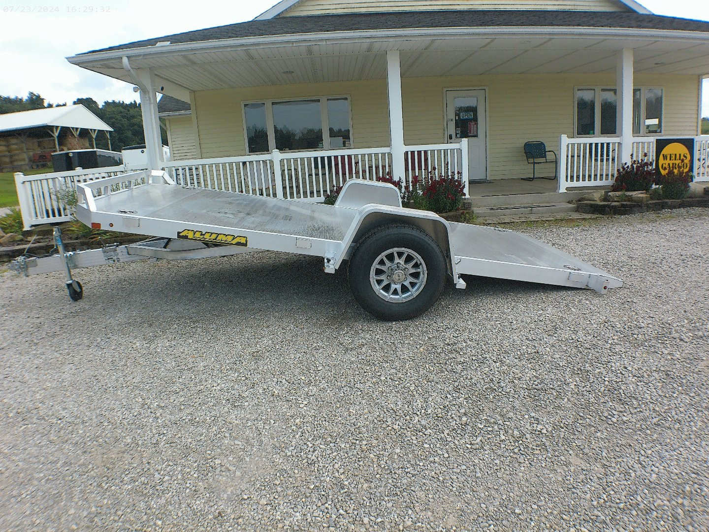 New 2025 Aluma 8214H-S-TILT Tilt Trailer