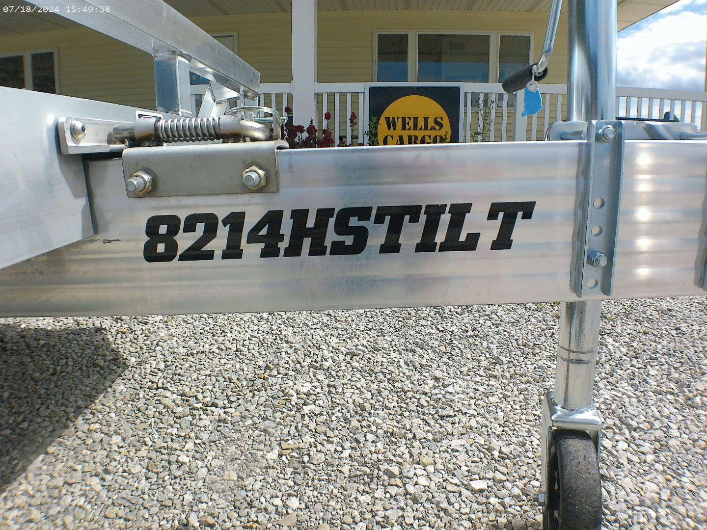 New 2025 Aluma 8214H-S-TILT Tilt Trailer