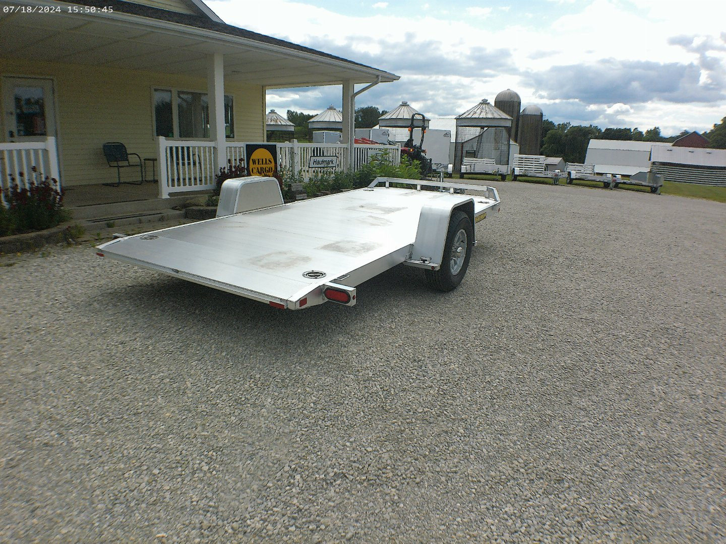 New 2025 Aluma 8214H-S-TILT Tilt Trailer