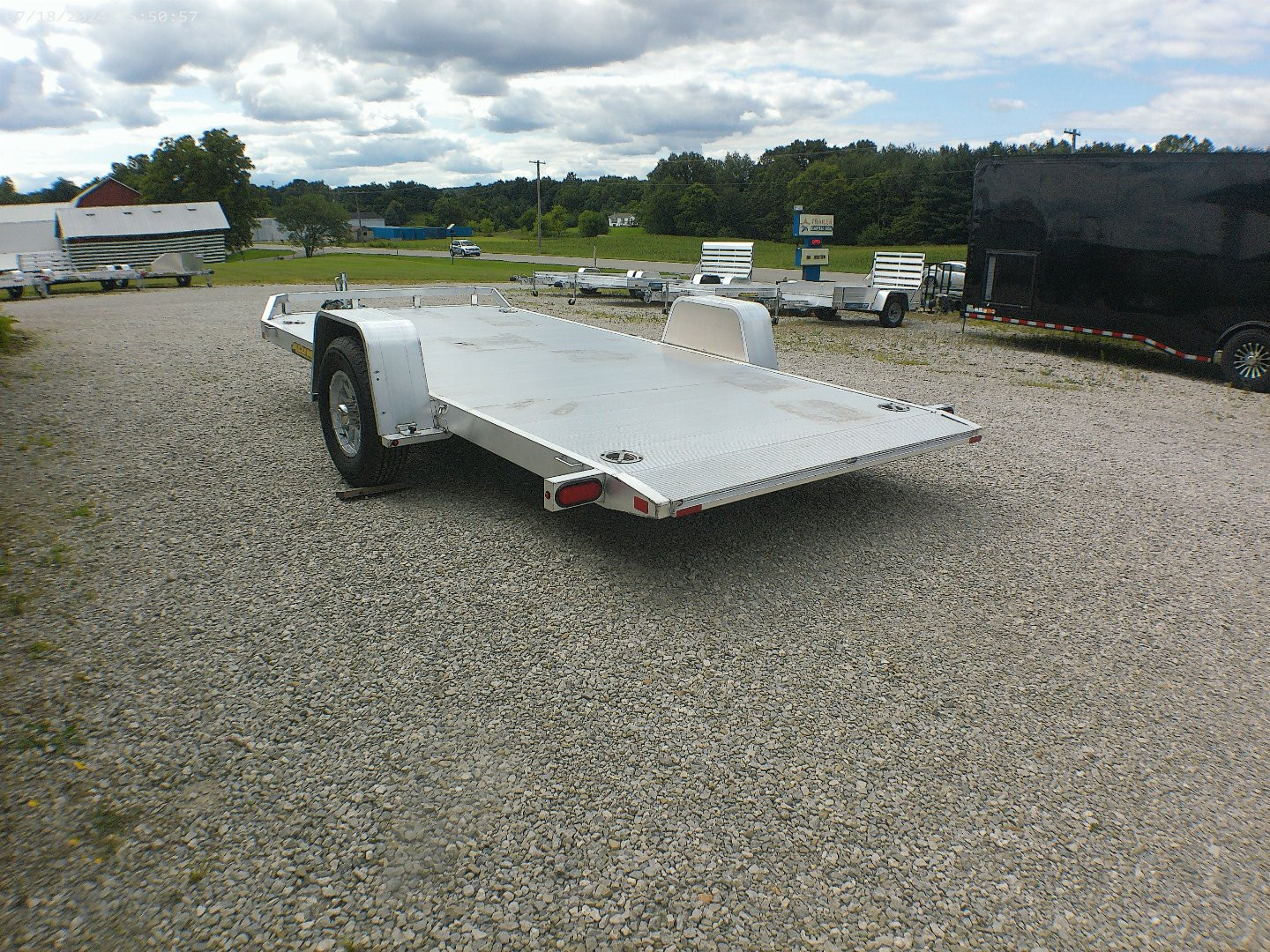 New 2025 Aluma 8214H-S-TILT Tilt Trailer