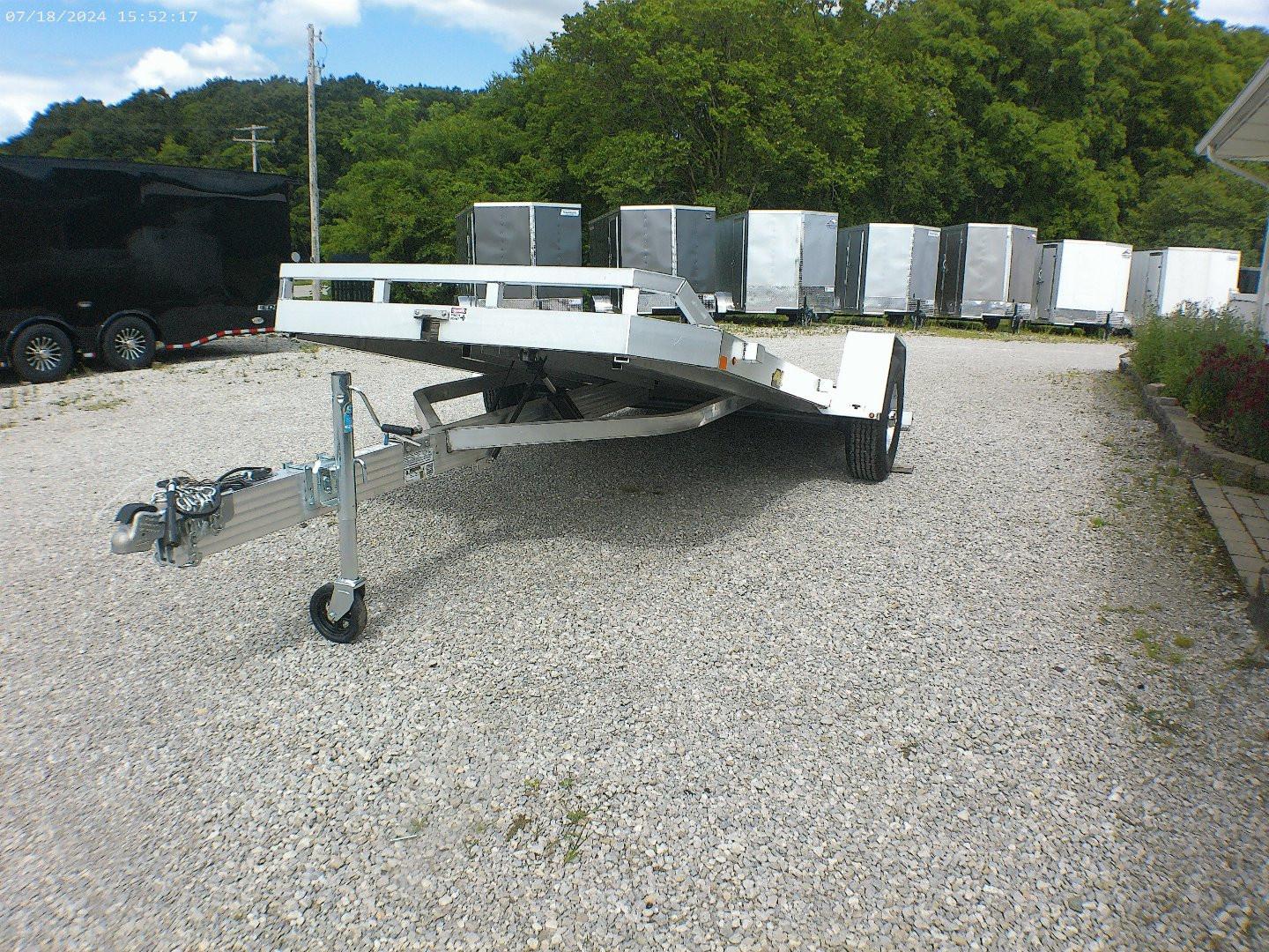 New 2025 Aluma 8214H-S-TILT Tilt Trailer
