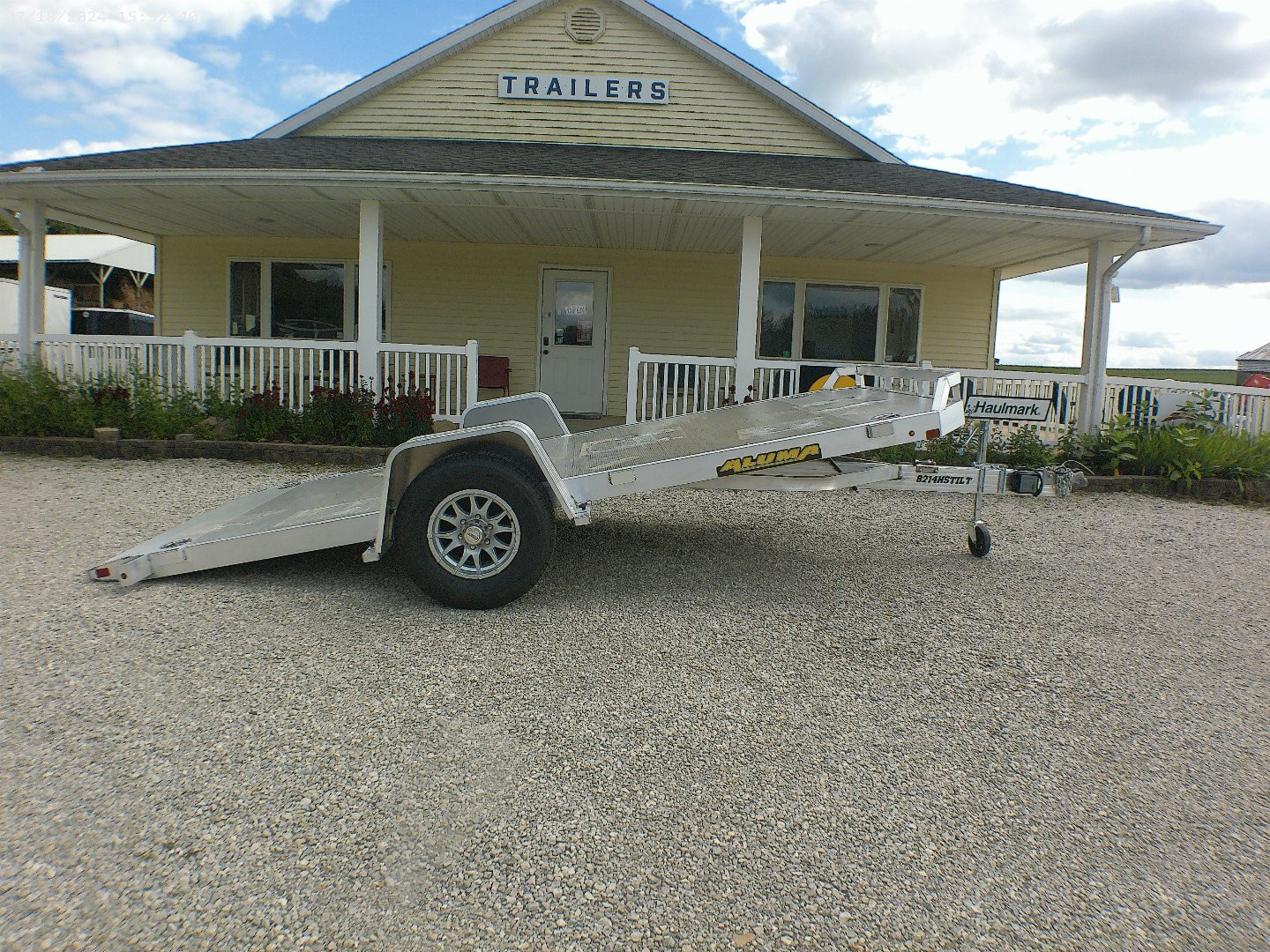 New 2025 Aluma 8214H-S-TILT Tilt Trailer