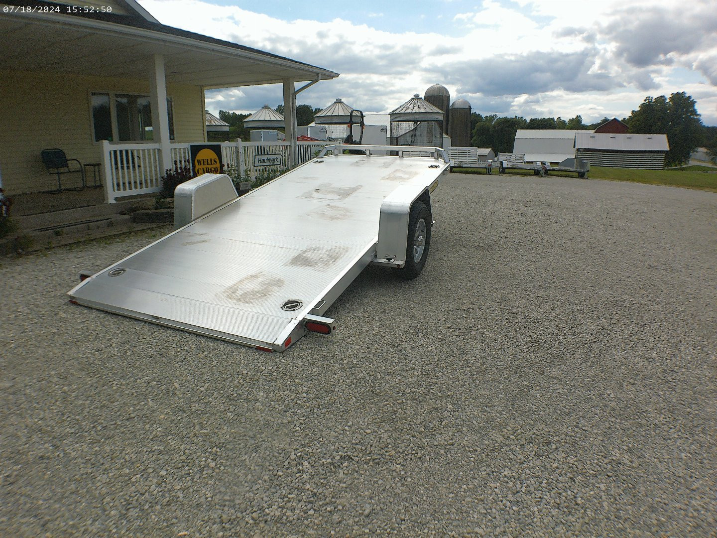 New 2025 Aluma 8214H-S-TILT Tilt Trailer