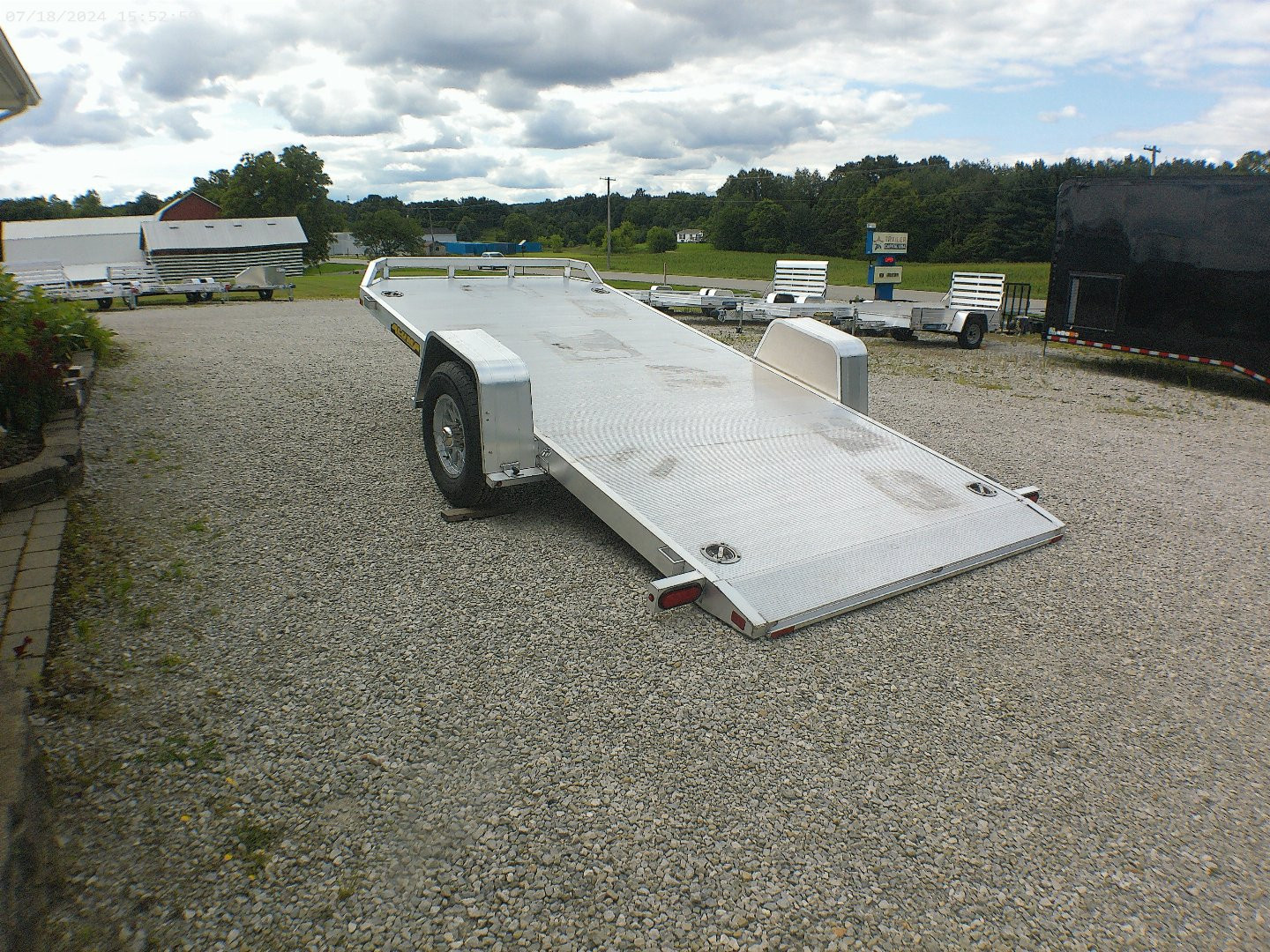 New 2025 Aluma 8214H-S-TILT Tilt Trailer