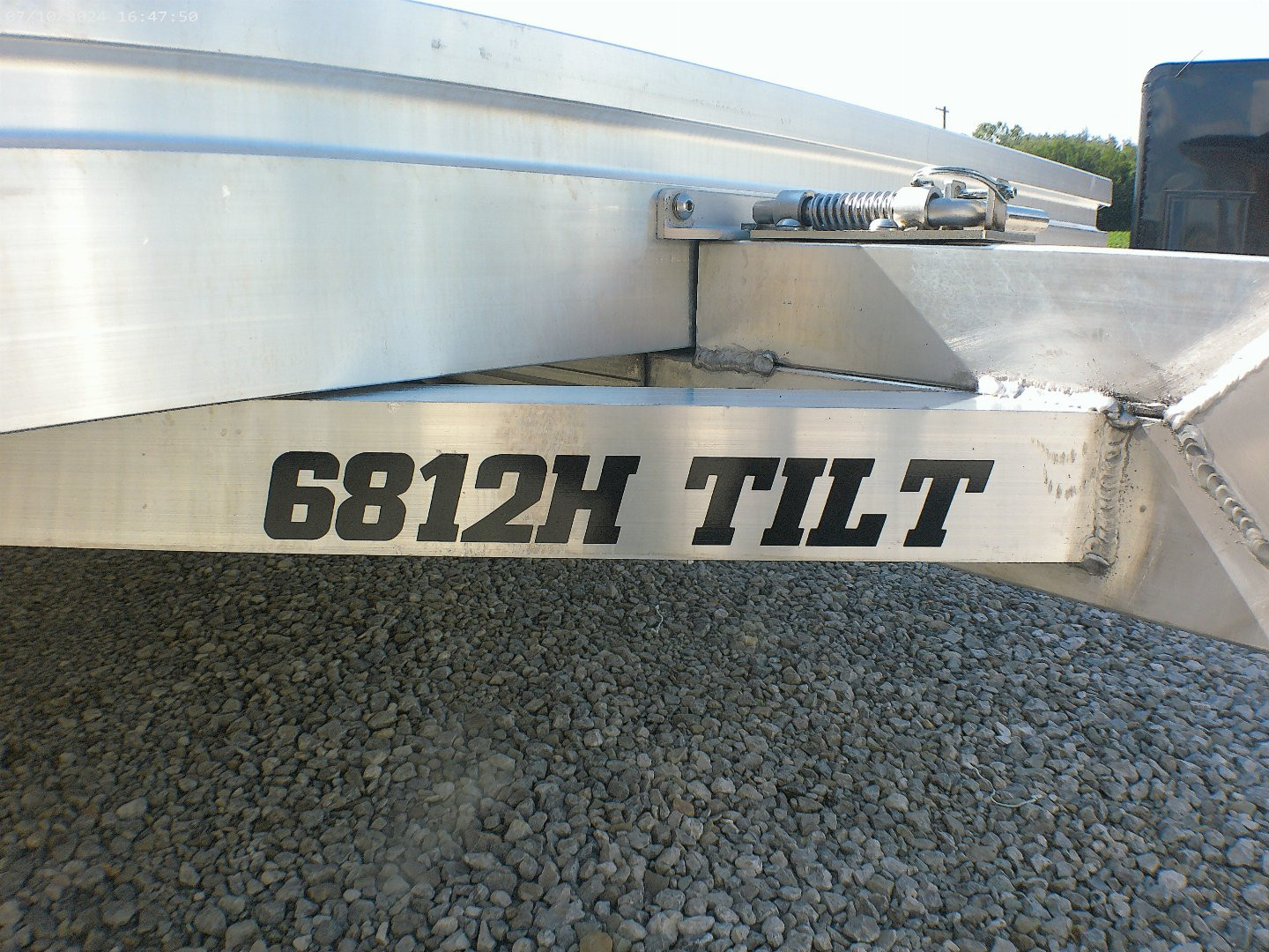 New 2025 Aluma 6812H-TILT Utility Trailer