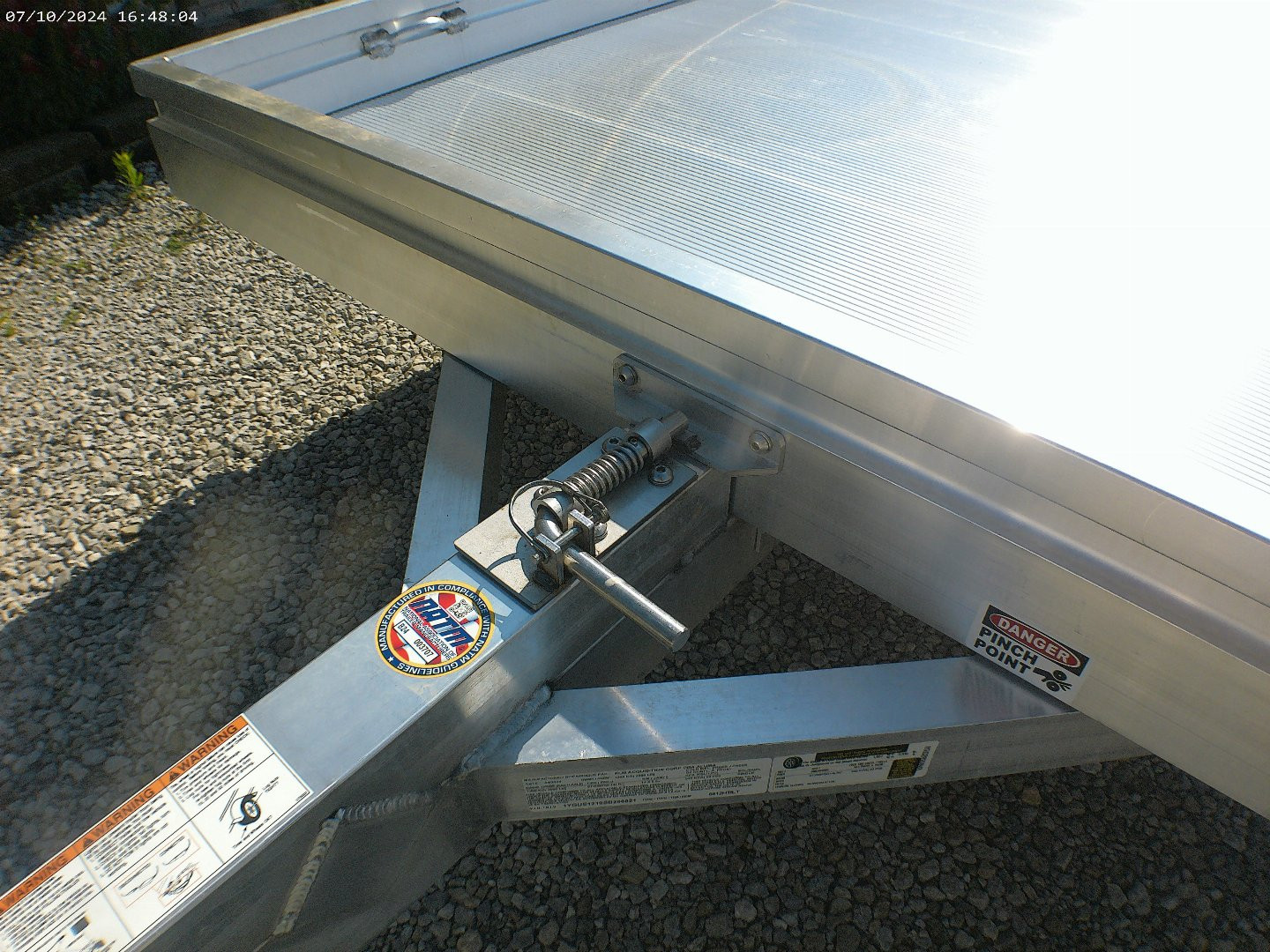 New 2025 Aluma 6812H-TILT Utility Trailer