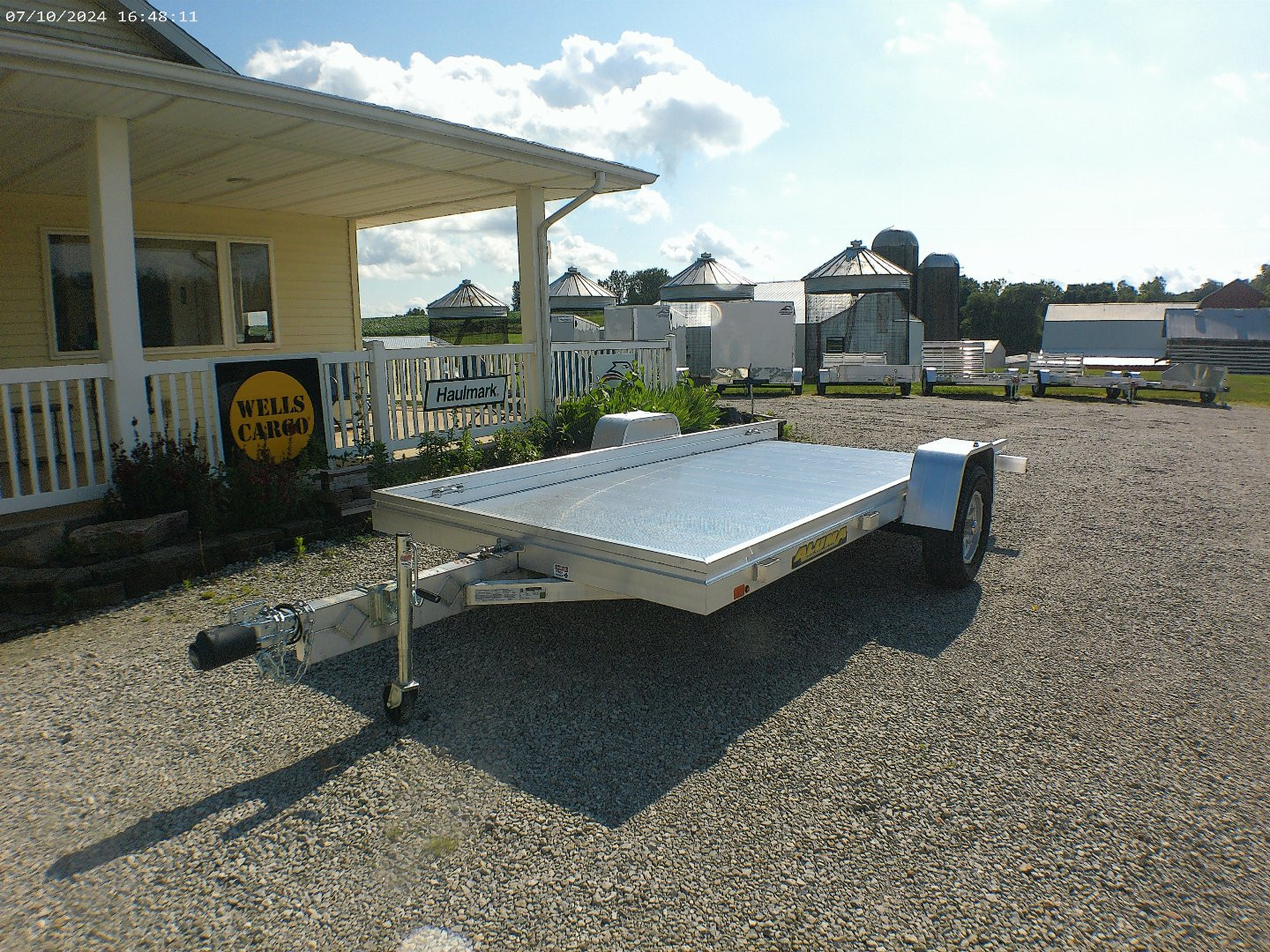 New 2025 Aluma 6812H-TILT Utility Trailer