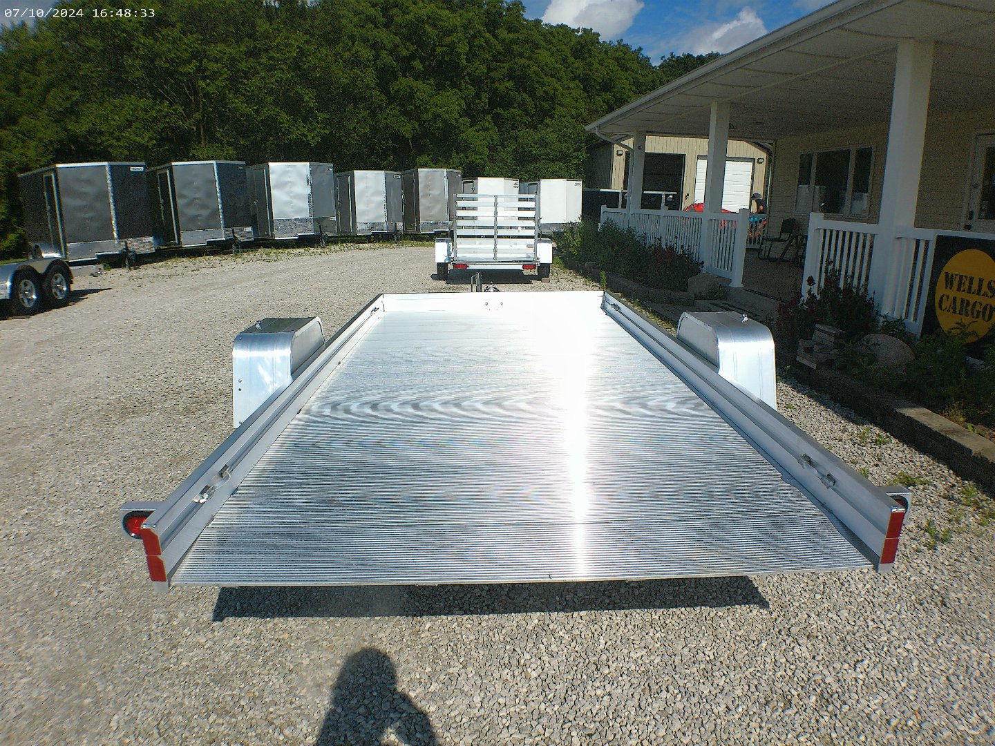 New 2025 Aluma 6812H-TILT Utility Trailer