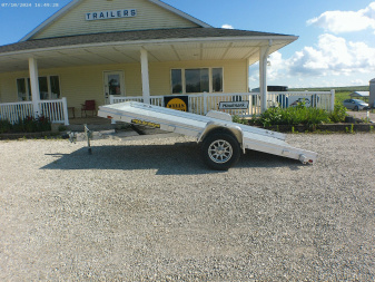 New 2025 Aluma 6812H-TILT Utility Trailer