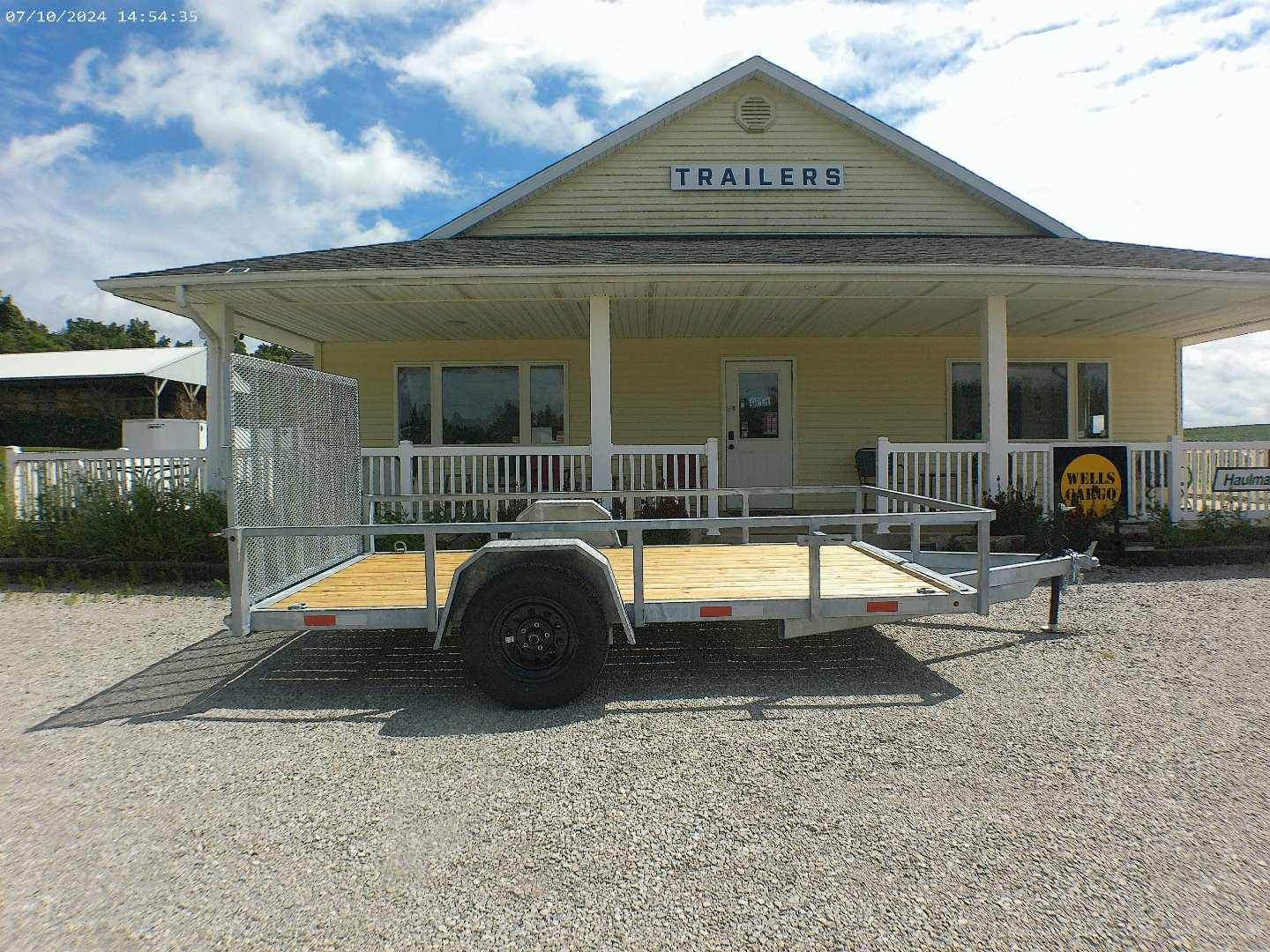New 2024 7x12 Galvanized BND Trailers Utility Trailer