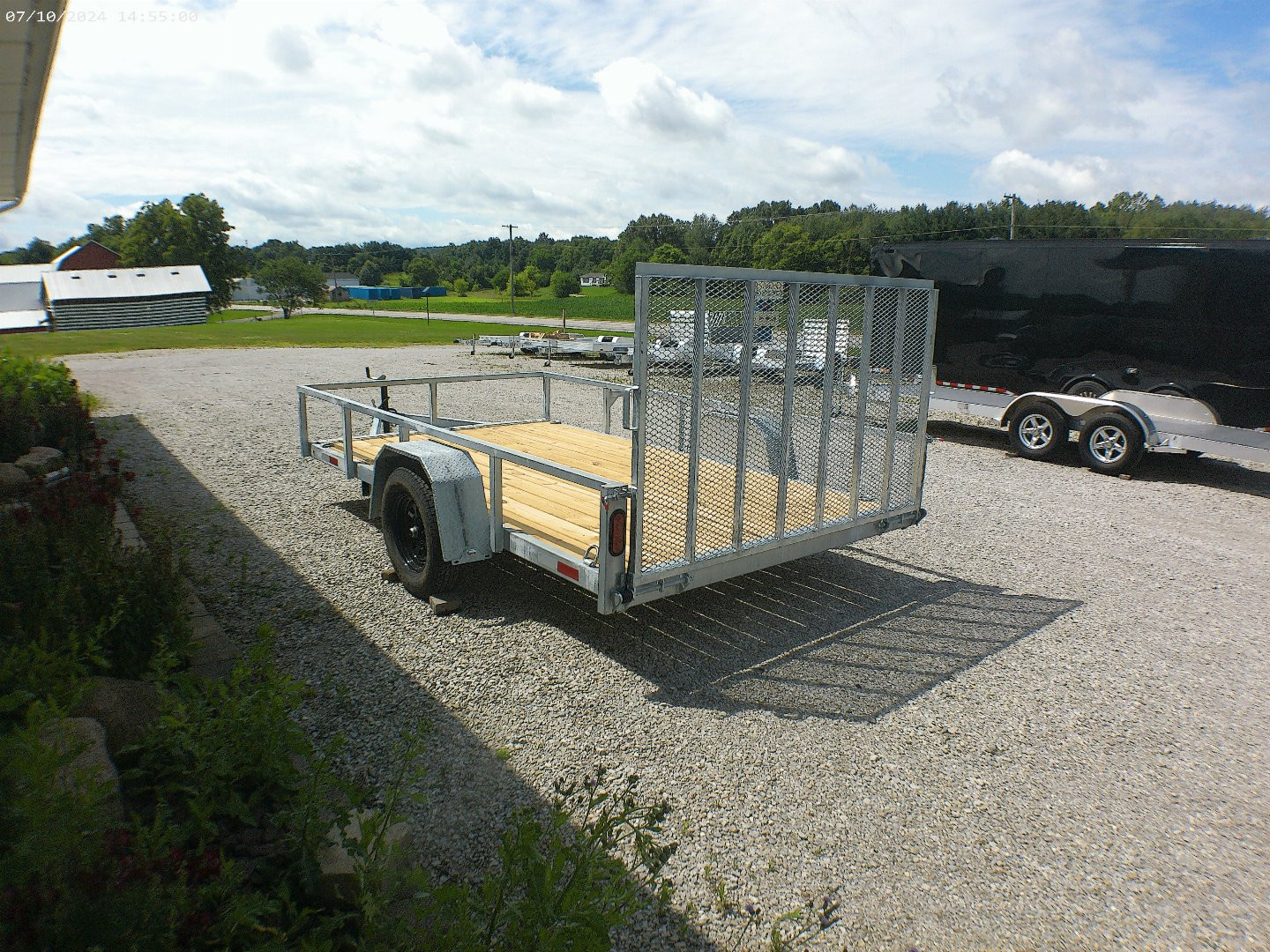 New 2024 7x12 Galvanized BND Trailers Utility Trailer