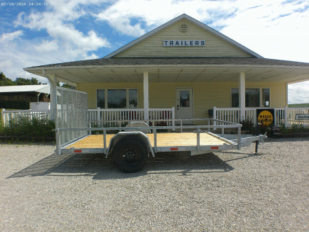New 2024 7x12 Galvanized BND Trailers Utility Trailer