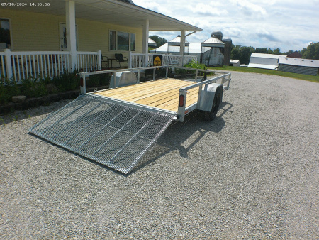 New 2024 7x12 Galvanized BND Trailers Utility Trailer