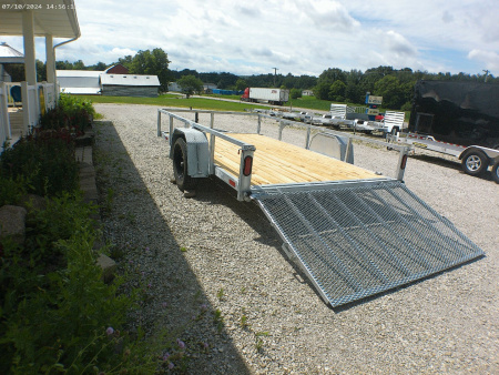 New 2024 7x12 Galvanized BND Trailers Utility Trailer