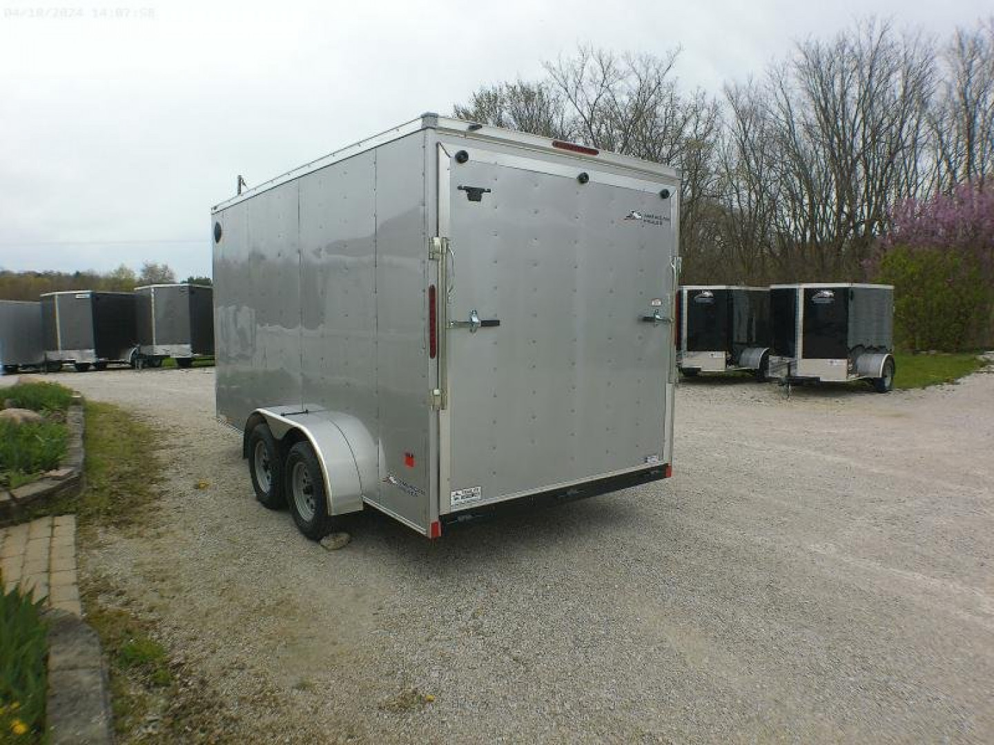 New 2024 AMERICAN HAULER Arrow 7x14 Deluxe Cargo / Enclosed Trailer