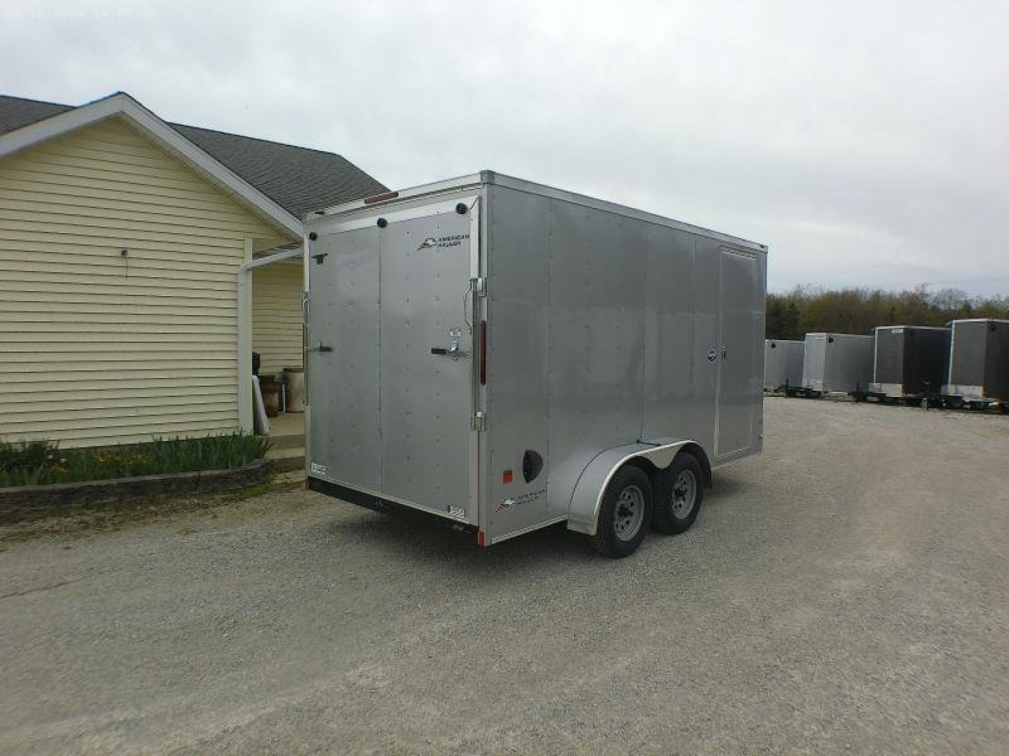 New 2024 AMERICAN HAULER Arrow 7x14 Deluxe Cargo / Enclosed Trailer