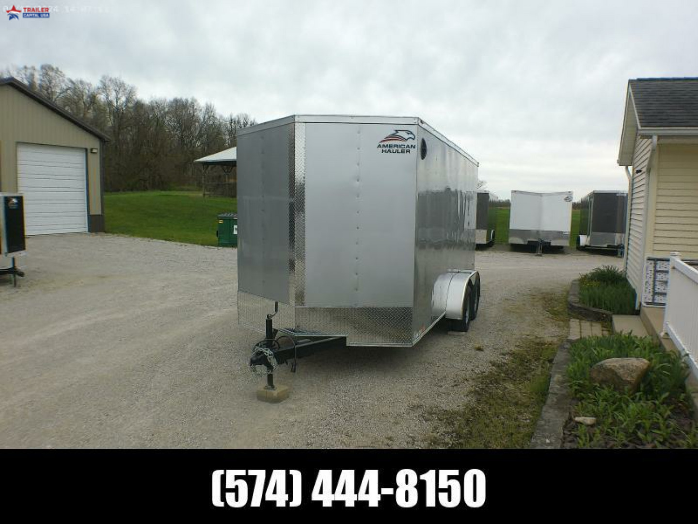 New 2024 AMERICAN HAULER Arrow 7x14 Deluxe Cargo / Enclosed Trailer