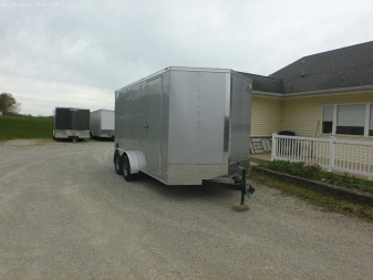 New 2024 AMERICAN HAULER Arrow 7x14 Deluxe Cargo / Enclosed Trailer