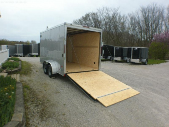 New 2024 AMERICAN HAULER Arrow 7x14 Deluxe Cargo / Enclosed Trailer