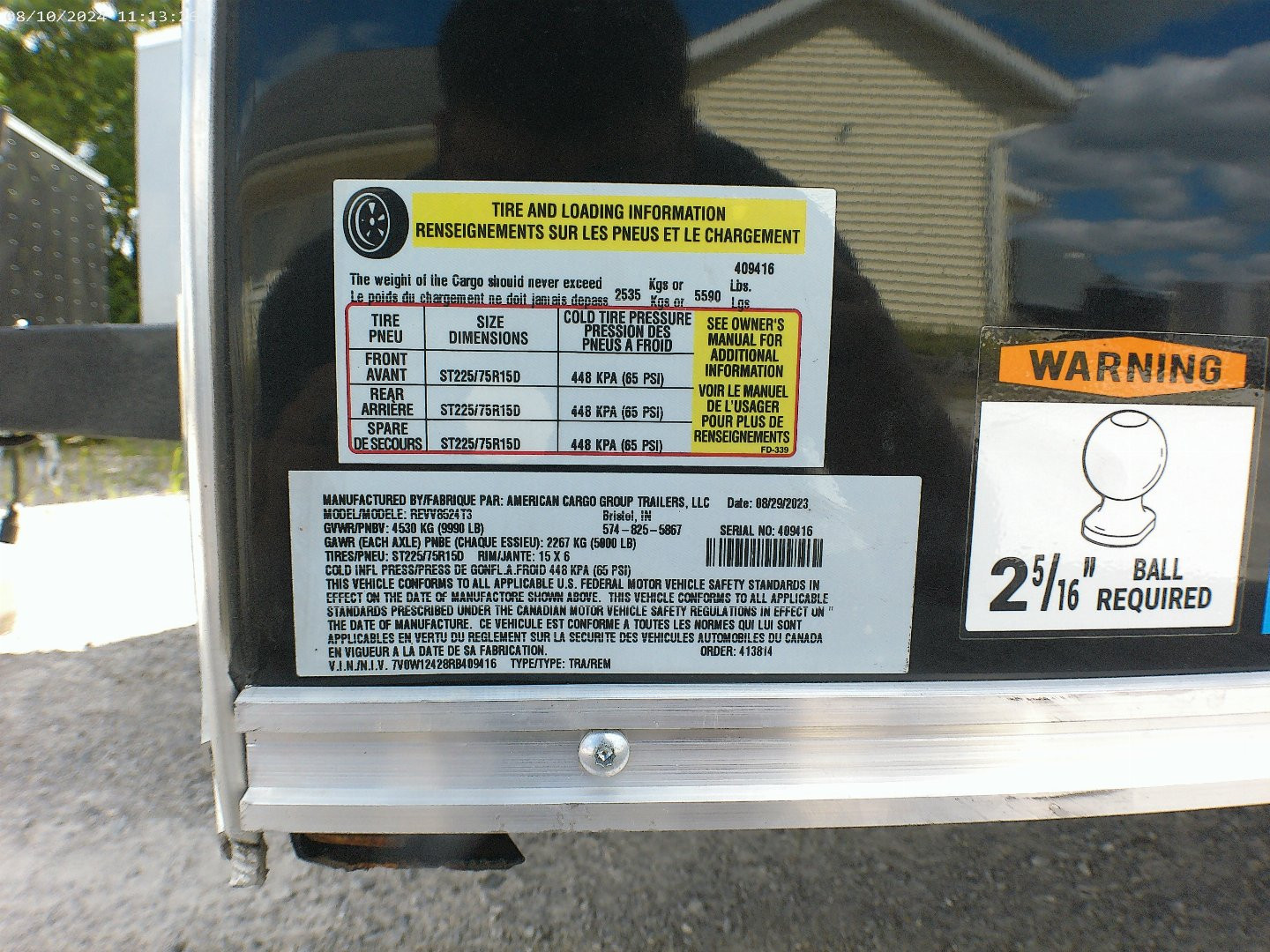 New 2024 Wells Cargo REVV8524T3 Car / Racing Trailer