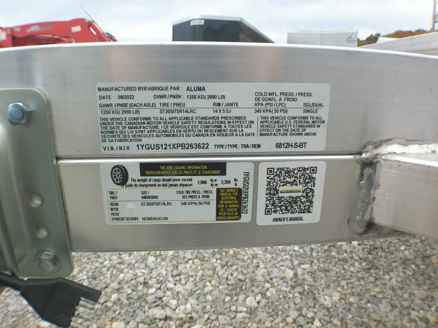 New 2023 Aluma 68" x 12' Aluminum Utility Trailer