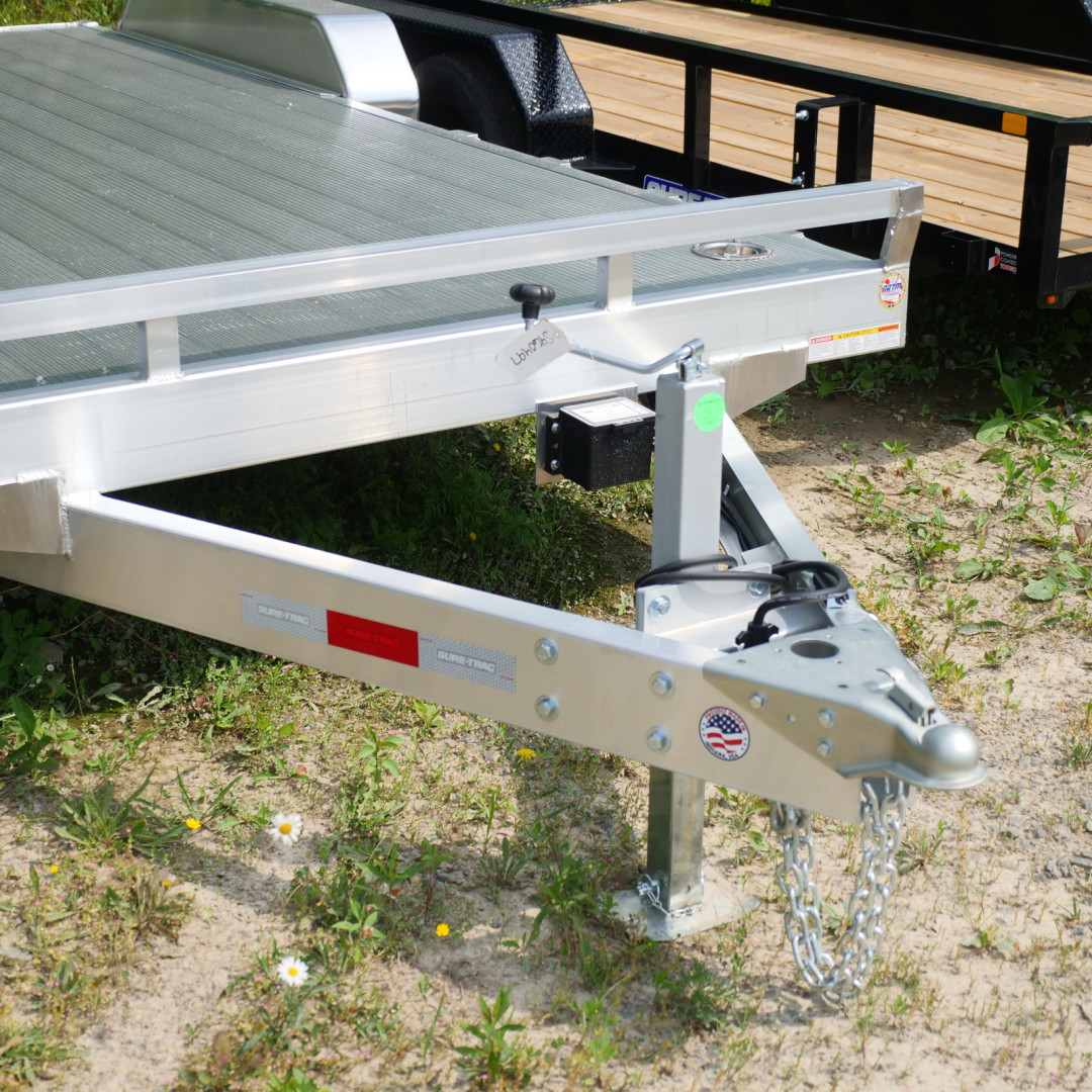 New 2025 Sure-Trac 82"X18' C-CHANNEL ALUMINUM Car / Racing Trailer