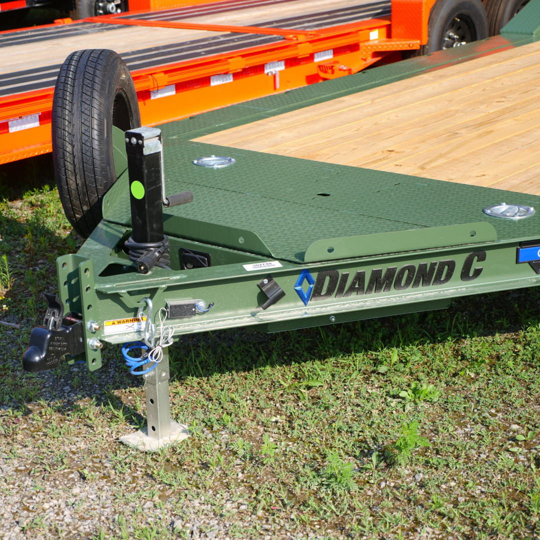 New 2025 Diamond C Trailers 83"X22' FLATBED GTF235 Car / Racing Trailer