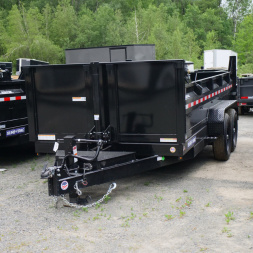 New 2025 Sure-Trac 82 X14' HD LOW PROFILE TELESCOPIC Dump Trailer