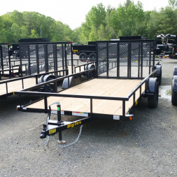 New 2025 Big Tex Trailers 77 X14' TUBE TOP 35SA Utility Trailer