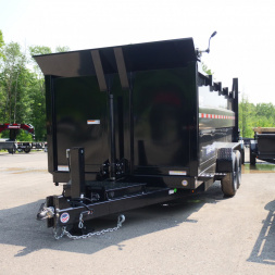 New 2025 Sure-Trac 82 X14' LOW PROFILE TELESCOPIC Dump Trailer