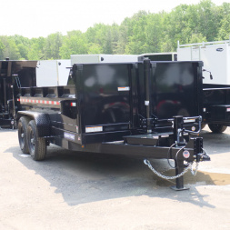 New 2025 Sure-Trac 82 X14' HD LOW PROFILE TELESCOPIC Dump Trailer