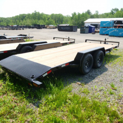 New 2025 Sure-Trac 7X18(16+2) C-CHANNEL CAR HAULER Utility Trailer