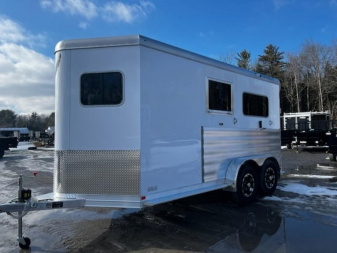 New 2024 Featherlite Trailers 82 X20 2 HORSE STRAIGHT LOAD 9300 Horse Trailer