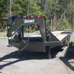 New 2025 Diamond C Trailers 102 X30' DECKOVER FMAX 210 HYDRAULIC DOVETAIL Equipment Trailer