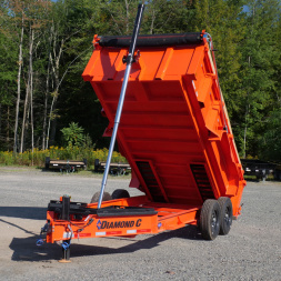 New 2025 Diamond C Trailers 82 X14' HIGHSIDE TELESCOPIC LPT207 Dump Trailer