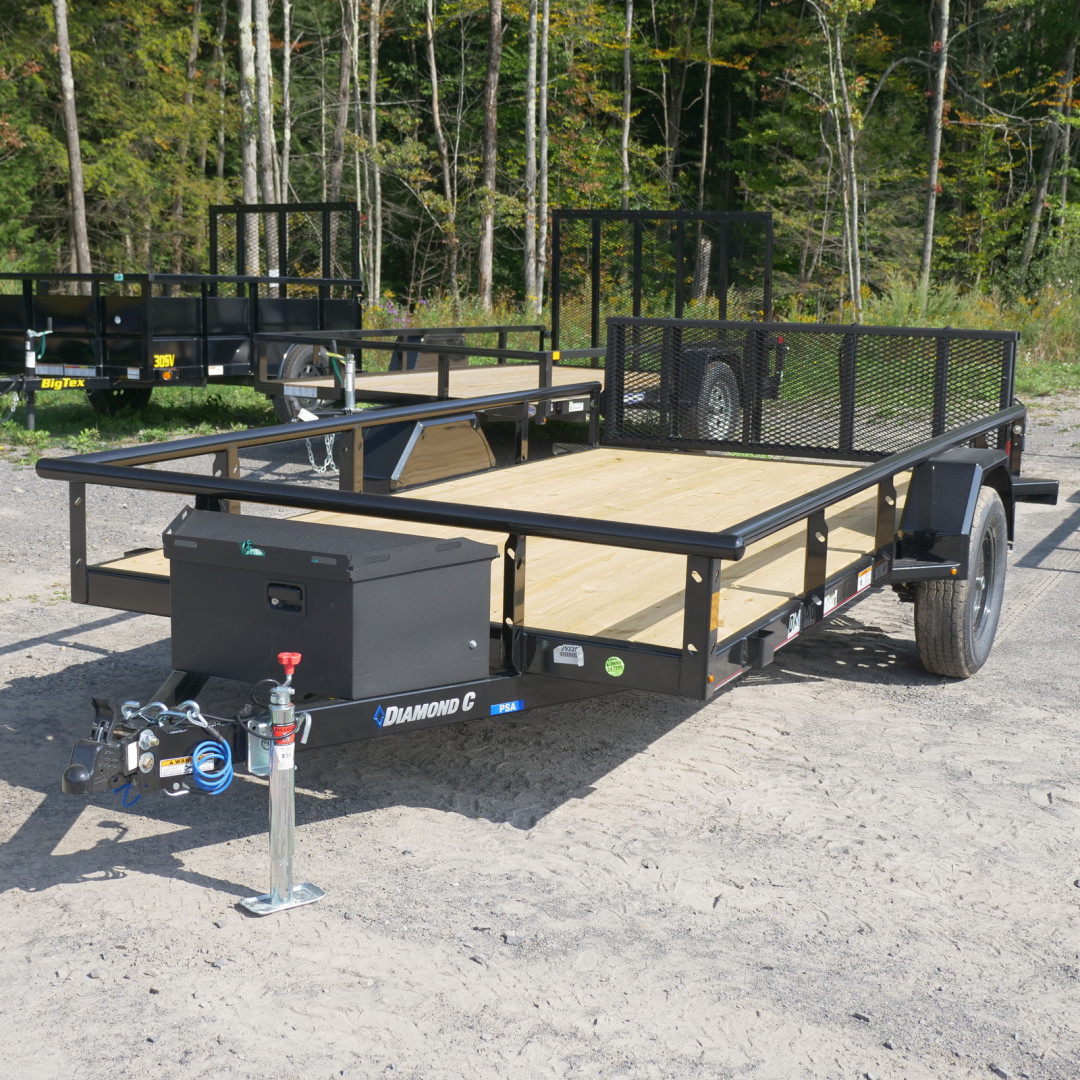 New 2025 Diamond C Trailers 77"X12' TUBE TOP PSA135 Utility Trailer