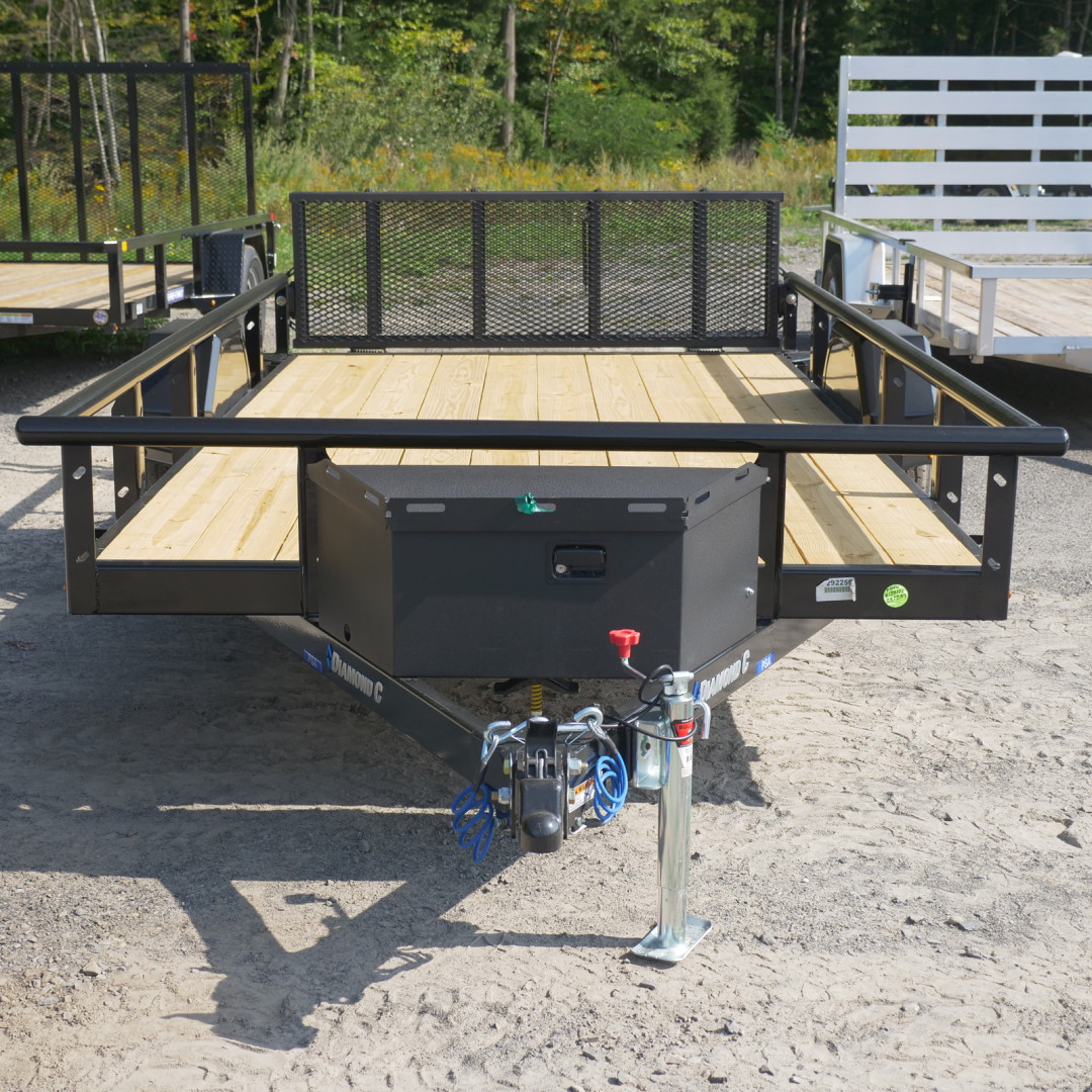 New 2025 Diamond C Trailers 77"X12' TUBE TOP PSA135 Utility Trailer