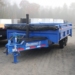 New 2025 Diamond C Trailers 96 X14' DECKOVER DUMP DOD207 Utility Trailer