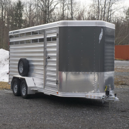 New 2025 Featherlite Trailers 79 X16' STOCK TRLR-8107 Stock / Stock Combo Trailer