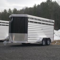 New 2025 Featherlite Trailers 79 X16' STOCK TRLR-8107 Stock / Stock Combo Trailer