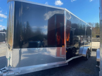 New 2024 High Country Trailers 82"X18' THREE PLACE INLINE ENCLOSED Snowmobile Trailer