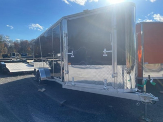 New 2024 High Country Trailers 82"X18' THREE PLACE INLINE ENCLOSED Snowmobile Trailer